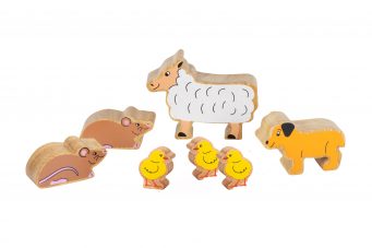 Wooden animal set for Early Sound play Bundle 5